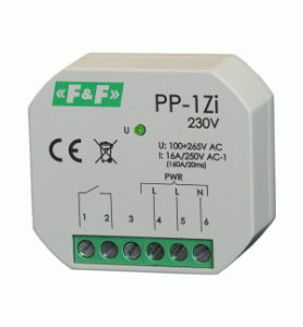 Przekaźnik elektromagnetyczny F&F PP-1Zi 230V