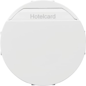 R.classic/Serie 1930/Glas Łącznik przekaźnikowy na kartę hotelową, biały, połysk Berker 16402079