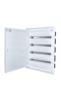 Rozdzielnica ERP24-4 Podtynkowe IP40, 4x24 tworzywowe z drzwiami metalowymi ETI 001101295