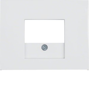 K.1 Płytka czołowa do gniazda głośnikowego i gniazda ładowania USB, biały Berker 10357009