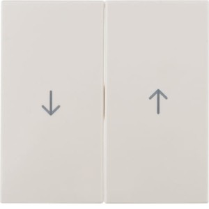 B.Kwadrat Klawisze żaluzjowe z nadrukiem "strzałka" krem Berker 5316258992