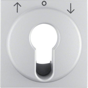 B.x Płytka czołowa do łącznika żaluzjowego na klucz, aluminium mat, lakierowany Berker 15061404