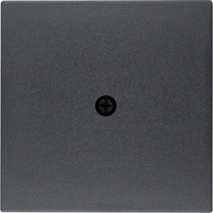B.Kwadrat/B.3/B.7 Płytka czołowa do przyłączy kablowych, antracyt Berker 10191606