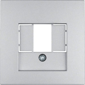 B.x Płytka czołowa do gniazda głośnikowego i gniazda ładowania USB, aluminium mat, lakierowany Berker 10331404