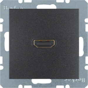 B.X Gniazdo HDMI, antracyt Berker 3315421606