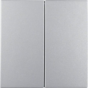 B.Kwadrat/B.7 Przycisk 2-krotne aluminium Berker 85142183