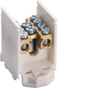 Zaciski rozgałęźne 1-polowe 1x25/4x16qmm Hager K03SN