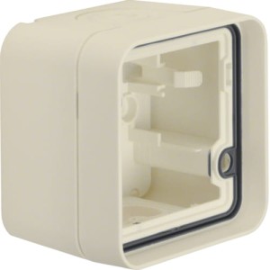 W.1 Adapter natynkowy 1-krotny, IP55, biały Berker 6118913502