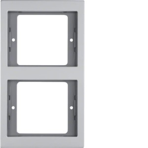 K.5 Ramka 2-krotna, pionowa aluminium Berker 13237003