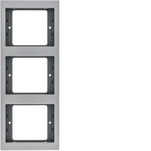 K.5 Ramka 3-krotna, pionowa aluminium Berker 13337003