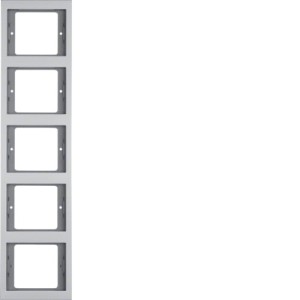 K.5 Ramka 5-krotna, pionowa aluminium Berker 13537003