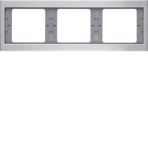 K.5 Ramka 3-krotna, pozioma aluminium Berker 13737003
