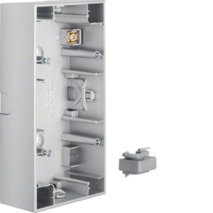K.5 Puszka natynkowa 2-krotna pozioma, aluminium Berker 10527003