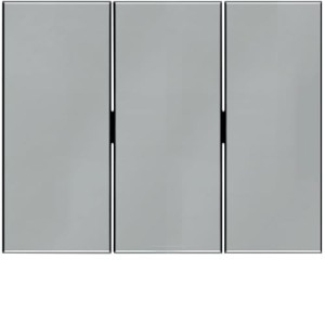 K.5 Klawisze do łącznika 3-klawiszowego, stal szlachetna nierdzewna Berker 14657004
