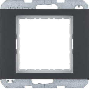 K.1 Zestaw adaptacyjny do modułów systo 45x45mm, antracyt, mat Berker 14407006