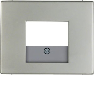 K.5 Płytka czołowa do gniazda głośnikowego i gniazda ładowania USB, stal szlachetna Berker 10357004