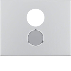 K.5 Płytka czołowa do gniazda głośnikowego aluminium Berker 11847003
