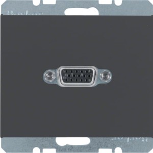K.1 Gniazdo VGA, antracyt Berker 3315407006