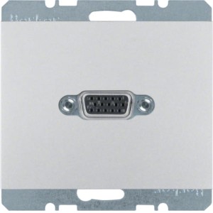 K.5 Gniazdo VGA zaciski śrubowe aluminium Berker 3315417003