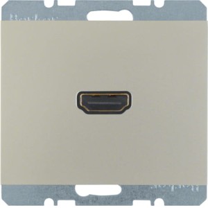 K.5 Gniazdo HDMI, stal szlachetna, lakierowany Berker 3315427004