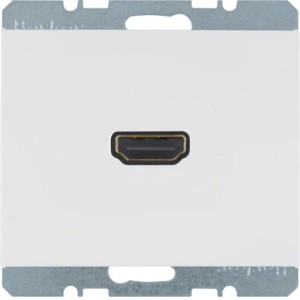 K.1 Gniazdo HDMI z przyłączem 90° biały Berker 3315437009