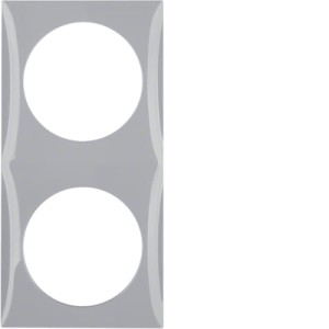 Integro Flow Ramka 2-krotna, szary Berker 918262507