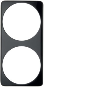 MR RAMKA 2-KROTNA CZARNA POŁYSK Berker 9194205