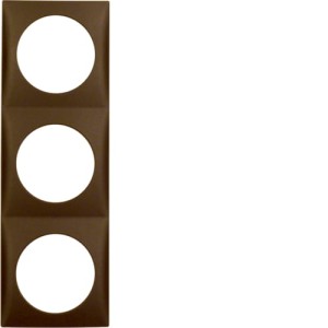 Integro Flow Ramka 3-krotna, brąz Berker 918192511