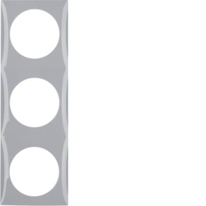 Integro Flow Ramka 3-krotna, szary Berker 918192507