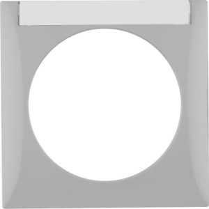 Integro Flow Ramka 1-krotna z polem opisowym, szary Berker 918032507