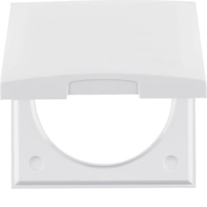 Integro Flow Ramka 1-krotna z pokrywą biały Berker 918282509