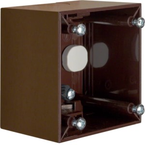 Integro Flow Puszka natynkowa 1-krotna wysoka, brąz Berker 911512511