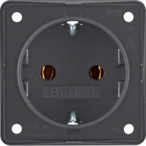 Integro Flow Gniazdo SCHUKO, antracyt Berker 947782505