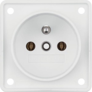 Integro Flow Gniazdo z uziemieniem biały Berker 961852502