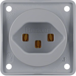 Integro Flow Gniazdo z uziemieniem "Szwajcaria" typ 23, szary Berker 962592506