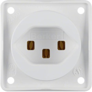 Integro Flow Gniazdo z uziemieniem "Szwajcaria" typ 23 biały Berker 962592502