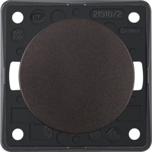 Integro Flow Łącznik klawiszowy, 2-biegunowy, brąz Berker 936522501