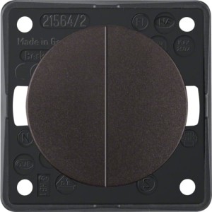 Integro Flow Łącznik wieloklawiszowy, seryjny, brąz Berker 936552501