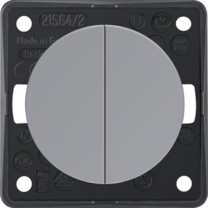 Integro Flow Łącznik wieloklawiszowy, seryjny, szary Berker 936552507