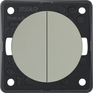 Integro Flow Łącznik wieloklawiszowy, seryjny, stal szlachetna, lakierowany Berker 936552524