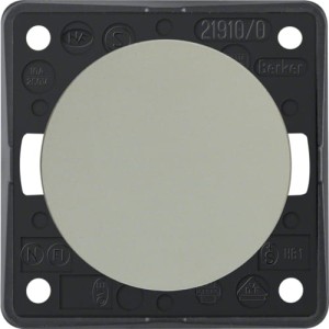 Integro Flow Łącznik klawiszowy przyciskowy, zwierny, stal szlachetna, lakierowany Berker 936712524