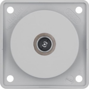 Integro Flow Gniazdo przyłaczeniowe anteny TV, szary Berker 945112516