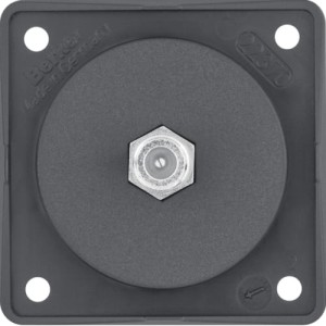 Integro Flow Gniazdo przyłączeniowe anteny SAT, antracyt Berker 945192505