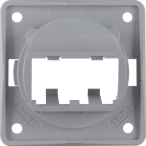 Integro Flow Płytka nośna do 2 modułów MINI-COM, szary Berker 945592507