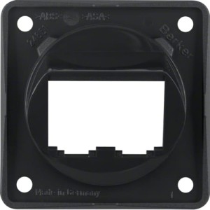 Integro Flow Płytka nośna 2-krotna do modułów BTR-/E-DAT, czarny Berker 845582510