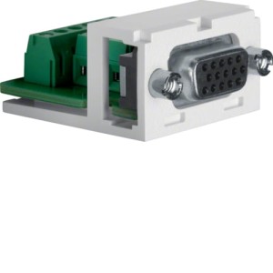 Akcesoria Moduł VGA 15 pin, biały/czarny Berker 1994