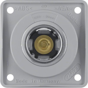 Integro Flow Gniazdo zasilania 12 V, mechanizm, szary Berker 845712507