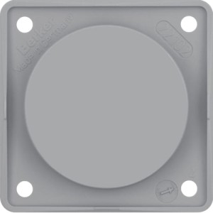 Integro Flow Zaślepka z płytką nośną, szary Berker 945162507
