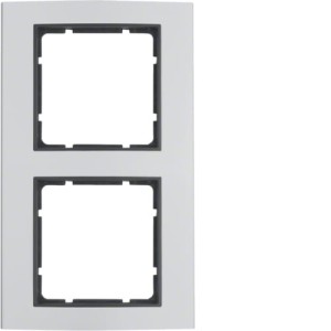 B.3 Ramka 2-krotna, aluminium/antracyt Berker 10123004