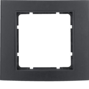 B.3 Ramka 1-krotna, aluminium, czarny/antracyt Berker 10113005